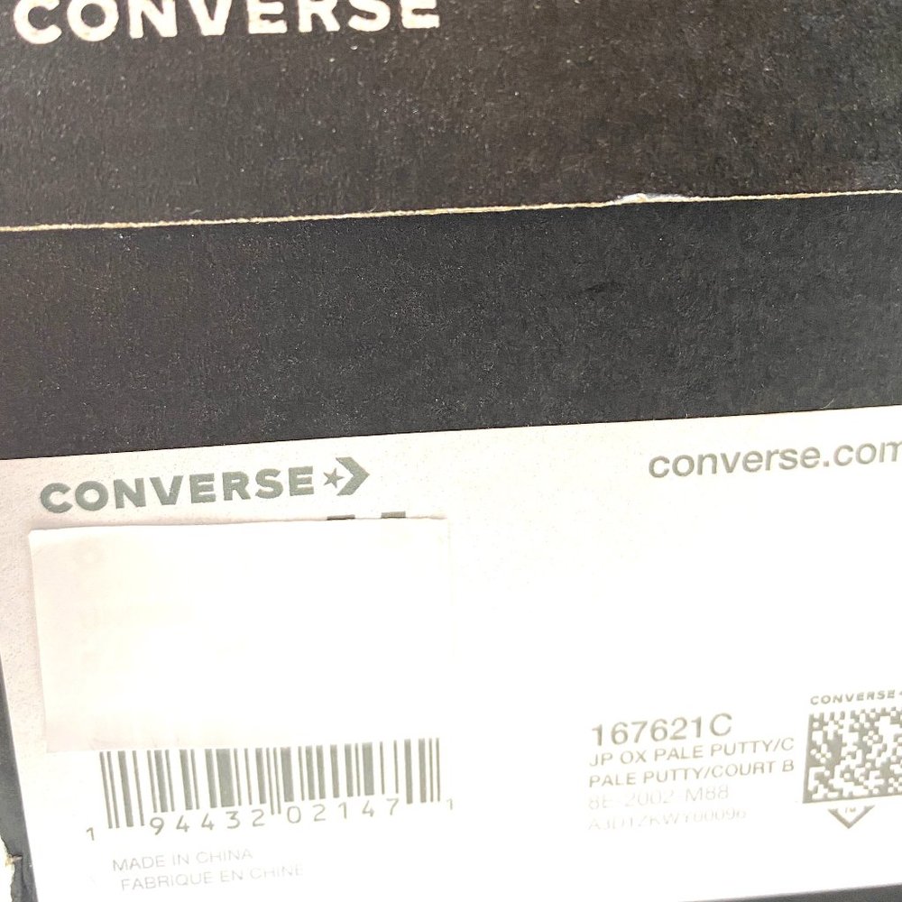 Converse Jack Purcell Canvas Low Pale Putty Grey Shoes Women's Size 6 167621C - Picture 10 of 11